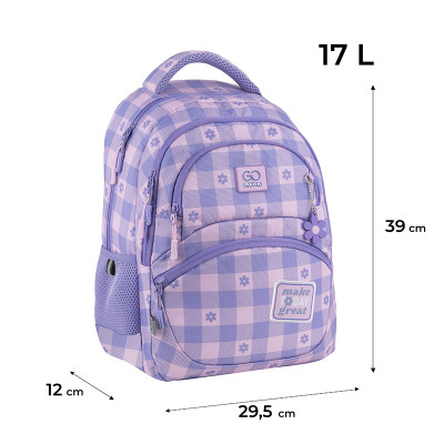 Рюкзак шкільний GoPack Education 175M-4 Make Today Great (GO25-175M-4)