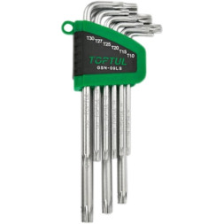 Ключ Toptul Г-подібний TORX T10-T50 9шт. довгих (GSN-09LS)
