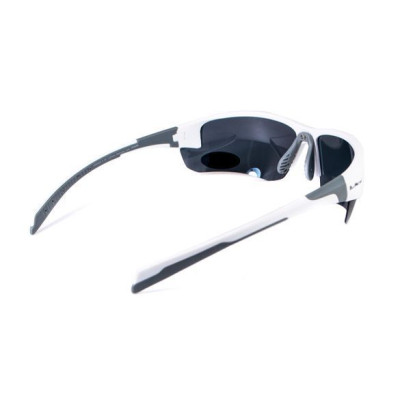 Сонцезахисні окуляри BluWater Samson-3 White Polarized Сірі в білій оправі (BW-SAM3W-GR2)