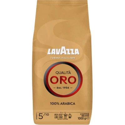 Кава Lavazza Qualita Oro в зернах 1 кг (8000070020566/8000070020559)