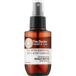 Сироватка для волосся The Doctor Health &amp; Care Tar with Ichthyol + Sebo-Stop complex Проти лупи 89 мл (8588009351030)