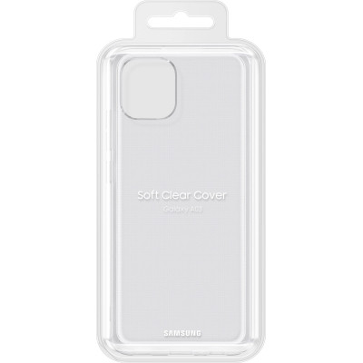 Чохол до мобільного телефона Samsung A03 Soft Clear Cover Transparent (EF-QA035TTEGRU)