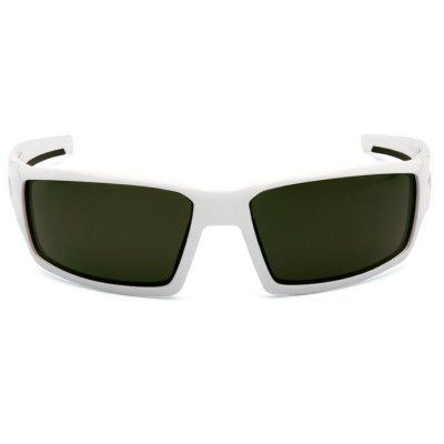 Сонцезахисні окуляри Venture Gear Pagosa White Anti-Fog Сіро-зелені в білій оправі (VG-PAGW-GR1)