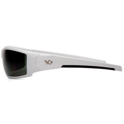 Сонцезахисні окуляри Venture Gear Pagosa White Anti-Fog Сіро-зелені в білій оправі (VG-PAGW-GR1)
