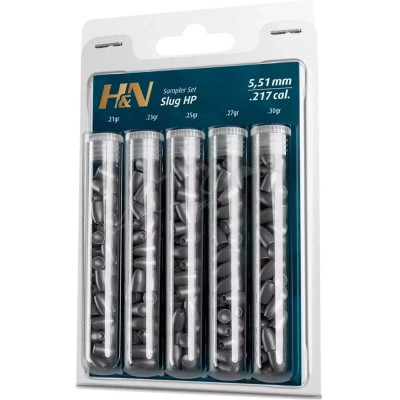 Пульки H&amp;N Slug Sampler Test Set 5,51 мм (99985510005)