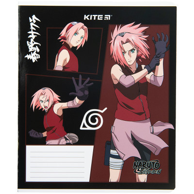Зошит Kite Naruto 18 аркушів, лінія (NR23-237)