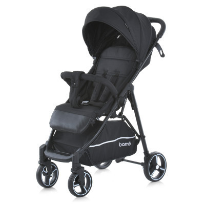 Коляска Bambi M 4249-2 black matt
