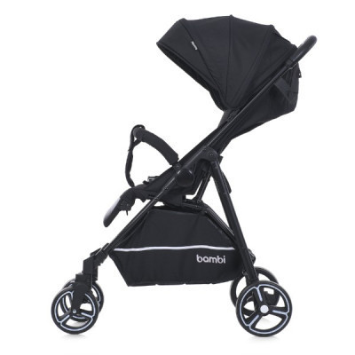 Коляска Bambi M 4249-2 black matt