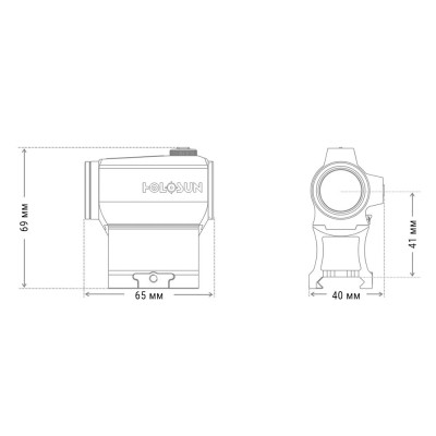 Коліматорний приціл Holosun HS403C (747030)