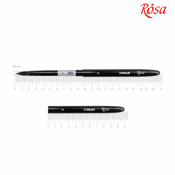 Пензлик для малювання Rosa Синтетика кругла, TRAVEL BRUSH, STREAM 158, № 5 (4823098530060)