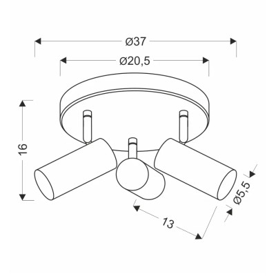 Спот Candellux 98-01726 Colly (98-01726)