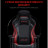Крісло ігрове Anda Seat Luna Color PVC Size L Black/Red (AD18-48-BR-PV)