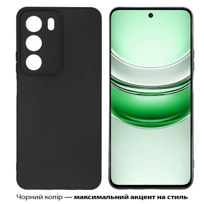 Чохол до мобільного телефона BeCover Silicone Realme C71 Black (713779)