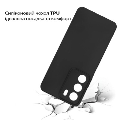 Чохол до мобільного телефона BeCover Silicone Realme C71 Black (713779)