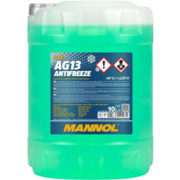Антифриз Mannol AG 13 (-40) Hightec зел, 10л (MN4013-10)