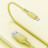 Дата кабель USB 2.0 AM to Lightning 1.2m 2.4A yellow Baseus (CALDC-0Y)