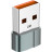 Перехідник USB-C to USB-A ColorWay (CW-AD-CA)