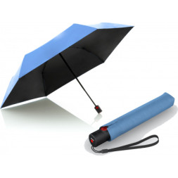 Парасоля Knirps U.200 Ultra Light Duomatic Light Blue Black UV Coating (Kn95 2200 2200)