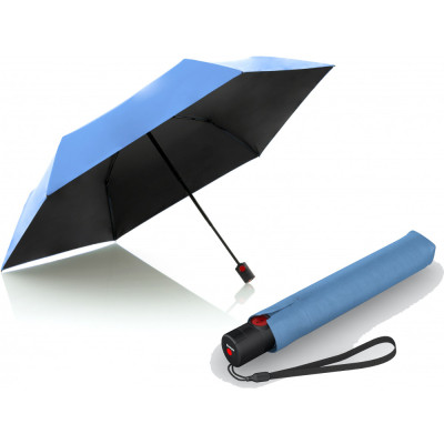 Парасоля Knirps U.200 Ultra Light Duomatic Light Blue Black UV Coating (Kn95 2200 2200)