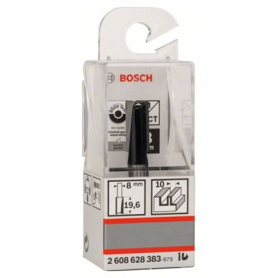 Фреза Bosch Professional пазова, Std, S8, D10, L20 (2.608.628.383)