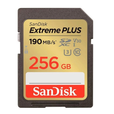Карта пам&#039;яті SanDisk 256GB SD class 10 UHS-I Extreme PLUS (SDSDXWV-256G-GNCIN)