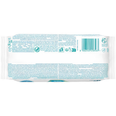Дитячі вологі серветки Pampers Harmonie Aqua 48 шт (8006540458563)