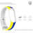 Ремінець до фітнес браслета Armorstandart для Xiaomi Mi Band 4/3 Blue/Yellow (ARM65667)