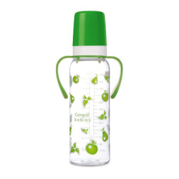 Пляшечка для годування Lovi 250 мл з ручкою (BPA FREE) рожевий (11/815)