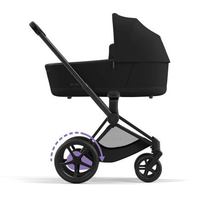 Шасі для коляски Cybex ePriam New Generation 2021 (Chrome Black) (521002357)