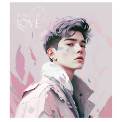 Зошит Школярик It must be love 48 аркушів клітинка (048-3290K)