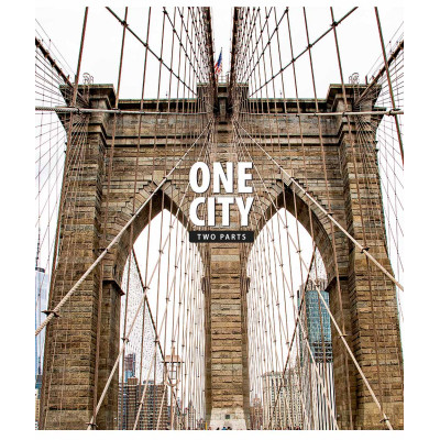 Зошит Школярик One city, two parts 80 аркушів клітинка (080-3137K)