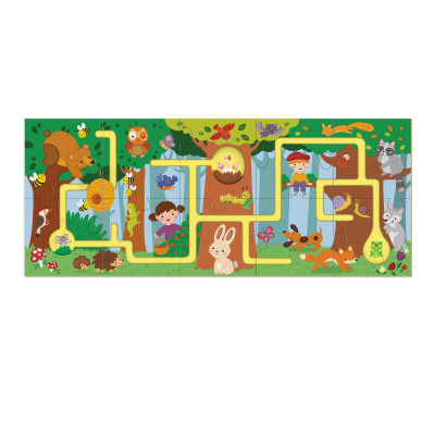 Пазл DoDo лабіринт Моя мандрівка лісом (300585)