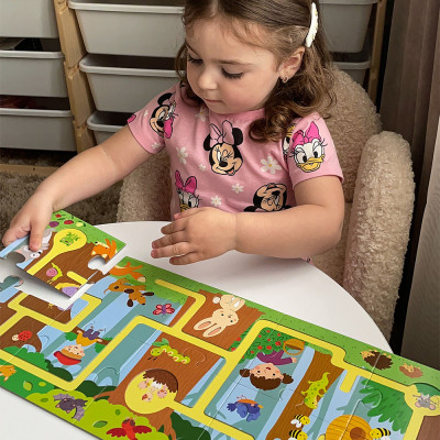 Пазл DoDo лабіринт Моя мандрівка лісом (300585)