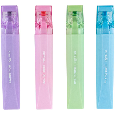 Набір маркерів Kite Highlighter Creative Glitter, набір з 4-х кольорів (K24-1146-4)