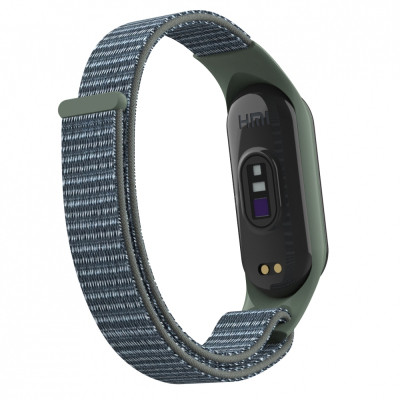 Ремінець до фітнес браслета Armorstandart нейлоновий для Xiaomi Mi Band 7/6/5/4 Military Green (ARM67845)