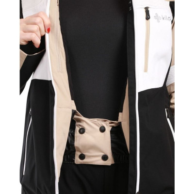 Куртка Kilpi Valera-W beige/white/black - 38 - бежевий/білий/чорний (024.0566)