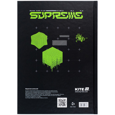 Щоденник шкільний Kite CyberRink, тверда обкладинка (K25-262-9)