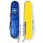 Ніж Victorinox Huntsman Ukraine 91 мм Синьо-прозорий/Жовтий (1.3713.T2.8)