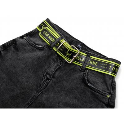 Штани дитячі A-Yugi джинсові (9249-146G-black)