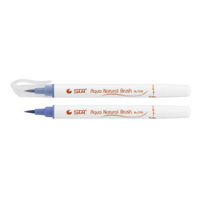 Художній маркер STA пензлик акварельний AQUA NATURAL BRUSH 3700, клематис (STA3700-23)