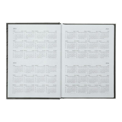 Тижневик Buromax датований 2025 MONOCHROME A5 чорний (BM.2160-01)