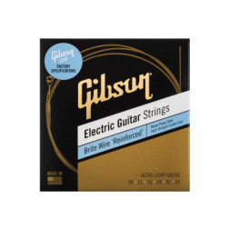 Струни для гітари Gibson SEG-BWR9 Brite Wire Reinforced Ultra-Light (09-42) (230466)