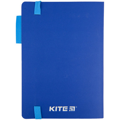 Блокнот Kite тверда обкладинка 120х169 мм 96 аркушів, синій (K22-467-2)