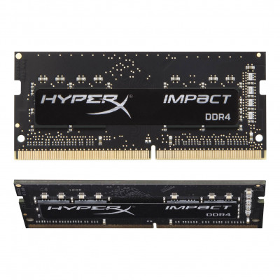 Модуль пам&#039;яті для ноутбука SoDIMM DDR4 32GB (2x16GB) 3200 MHz Impact Kingston Fury (ex.HyperX) (KF432S20IBK2/32)