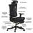 Офісне крісло Mealux S6 Air Fabric Black (HF-S6 F/B)