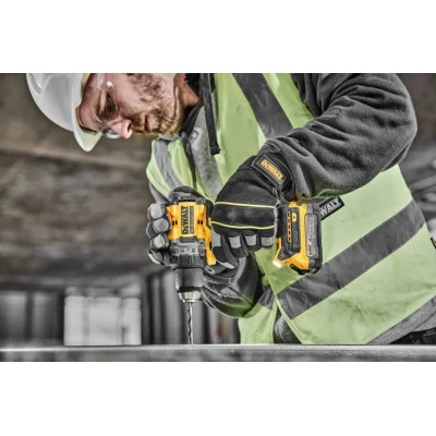 Шуруповерт DeWALT XR Li-Ion PowerStack 90 Нм, 18V 1x1.7Ah, кейс TSTAK (DCD800E1T)