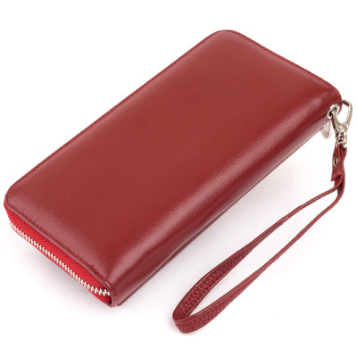 Гаманець ST Leather Шкіряний Бордовий (19293)
