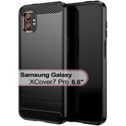 Чохол до мобільного телефона BeCover Carbon Series Samsung Galaxy XCover7 Pro SM-G766B Black (713559)