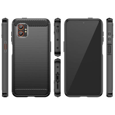Чохол до мобільного телефона BeCover Carbon Series Samsung Galaxy XCover7 Pro SM-G766B Black (713559)