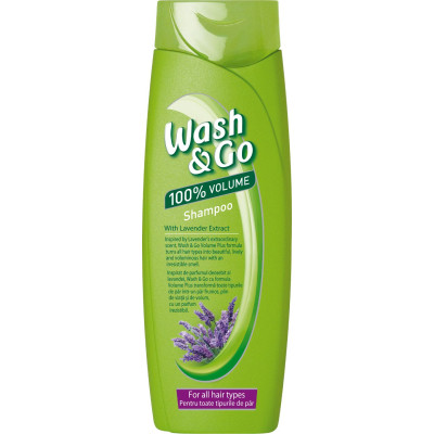 Шампунь Wash&amp;Go з екстрактом лаванди для всіх типів волосся 200 мл (8008970042107)